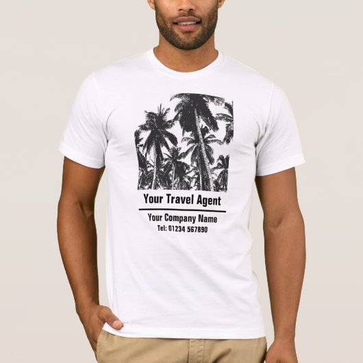 旅行会社の旅行代理店または旅行コンサルタント Tシャツ (正面)