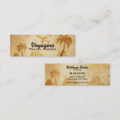 旅行会社の細い名刺 スキニー名刺 (正面/裏面)