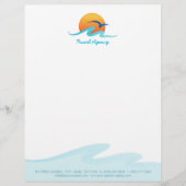 旅行会社の観光事業の添乗員レターヘッド レターヘッド (正面)