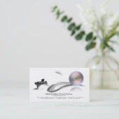 旅行会社のFrieghtのサービス業カード 名刺 (スタンド正面)