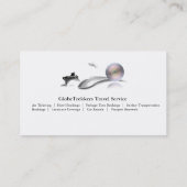 旅行会社のFrieghtのサービス業カード 名刺 (裏面)