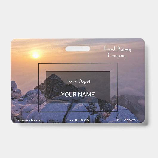 旅行会社 バッジ (正面)