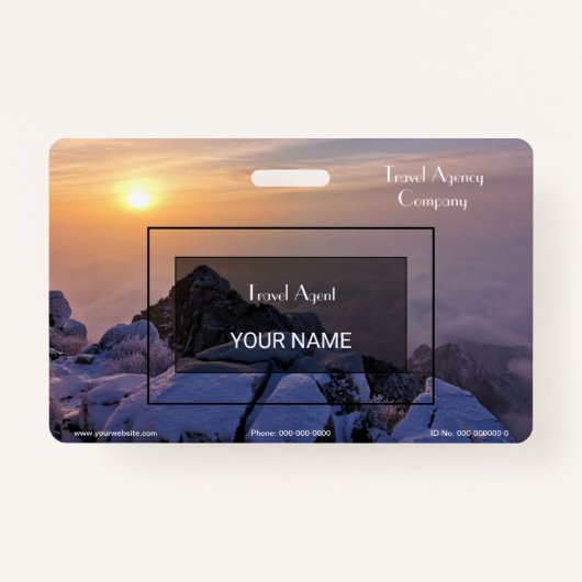 旅行会社 バッジ (正面)