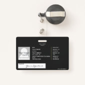 旅行会社 バッジ (裏面リトラクタブル付き)