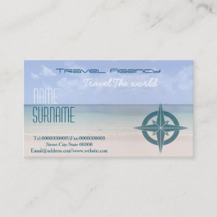 旅行会社、休暇のレンタル..... 名刺