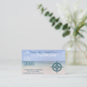 旅行会社、休暇のレンタル..... 名刺 (スタンド正面)