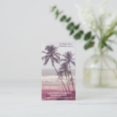 旅行会社、休暇のレンタル..... 名刺 (スタンド正面)