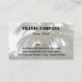 旅行会社 名刺 (裏面)