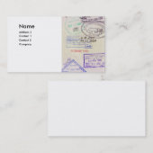 旅行会社 名刺 (正面/裏面)