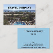 旅行会社 名刺 (正面/裏面)