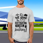 旅行先のワードアートについてではない Tシャツ