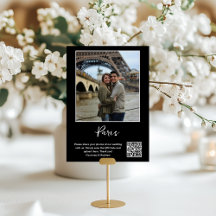 旅行先の写真の共有QRコード