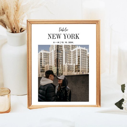 旅行先の写真結婚のテーブル番号 テーブルナンバー