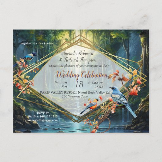 旅行先の我が国の風景 シーズンポストカード (正面)