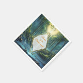 旅行先の我が国の風景 スタンダードカクテルナプキン (角)