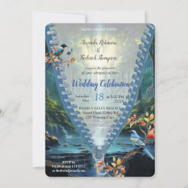 旅行先の我が国の風景 招待状