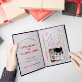 旅行先パスポート結婚式の日付を保存 招待状