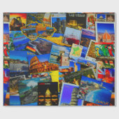 旅行先ランドマーク観光ギフトラップパッド ラッピングペーパー (フラット)