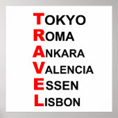 旅行先 ポスター (正面)