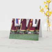 旅行写真の挨拶状 カード (黄色い花)