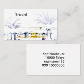 旅行写真アーキテクチャ名刺 名刺 (正面/裏面)