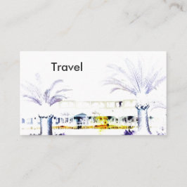 旅行写真アーキテクチャ名刺 名刺