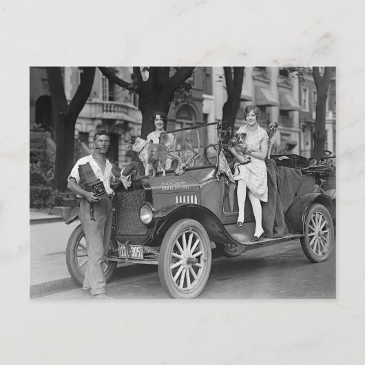 旅行写真家 1927年 ポストカード (正面)