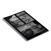 旅行写真撮影のノート-パリ、京都、オックスフォード ノートブック (右側)