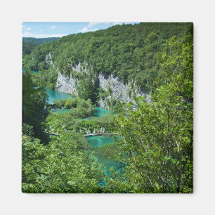 旅行写真撮影のcroatia湖山の景色 マグネット