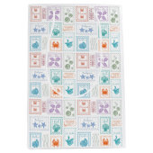 旅行切手 ミディアムペーパーバッグ (正面)