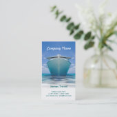 旅行名刺のテンプレート 名刺 (スタンド正面)