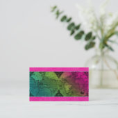 旅行名刺の世界地図の地球のカラフル 名刺 (スタンド正面)