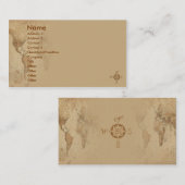 旅行名刺 名刺 (正面/裏面)