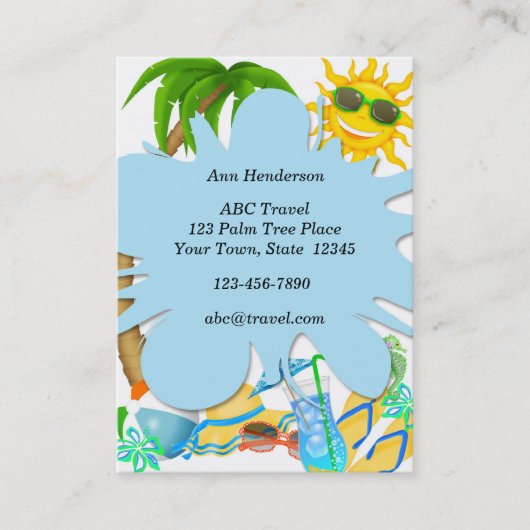 旅行名刺 名刺 (正面)