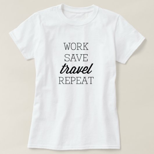 旅行周期 Tシャツ (デザイン正面)