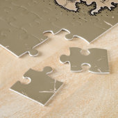 旅行図解入りの、写真付きの地図マルタ ジグソーパズル (側面)