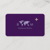 旅行国際的代理店パープル 名刺 (正面)