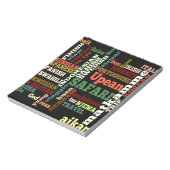 旅行国際的恵み ノートパッド (回転)