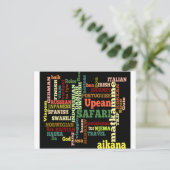 旅行国際的恵み ポストカード (スタンド正面)