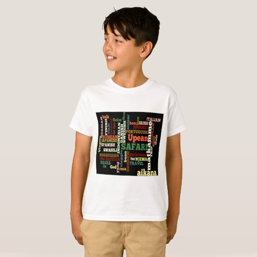 旅行国際的恵み Tシャツ (正面フル)