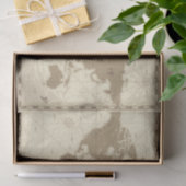 旅行地図のティッシュペーパー 薄葉紙 (ギフト)