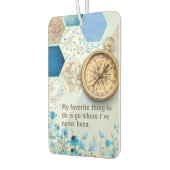 旅行好き | Golden Compass Air Freshener カーエアーフレッシュナー (左)