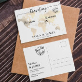 旅行婚約したの保存結婚した開始日 ポストカード