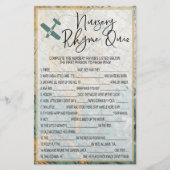 旅行子供部屋韻クイズ赤ちゃんシャワーゲーム (正面)