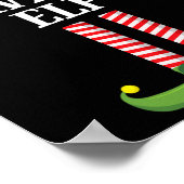 旅行小妖精や小人マッチングファミリーグループクリスマスパーツ ポスター (角)