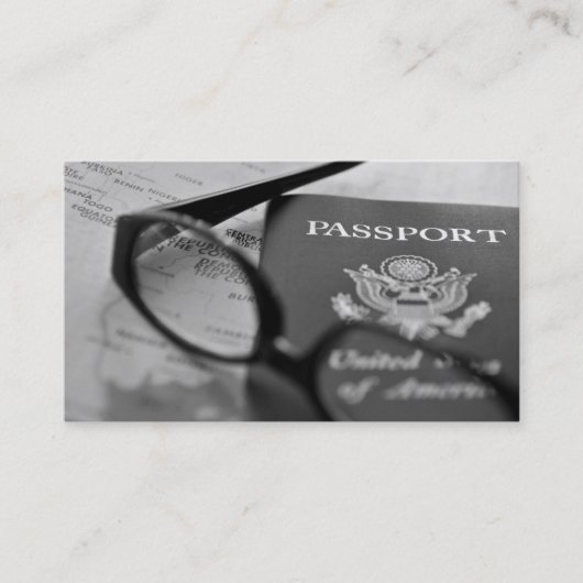 旅行巧妙な名刺 名刺 (正面)