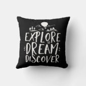 旅行引用文探索ドリームディスカバーピロー クッション (裏面)