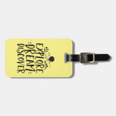 旅行引用文探索ドリーム発見ラゲッジタグ ラゲッジタグ (正面横)