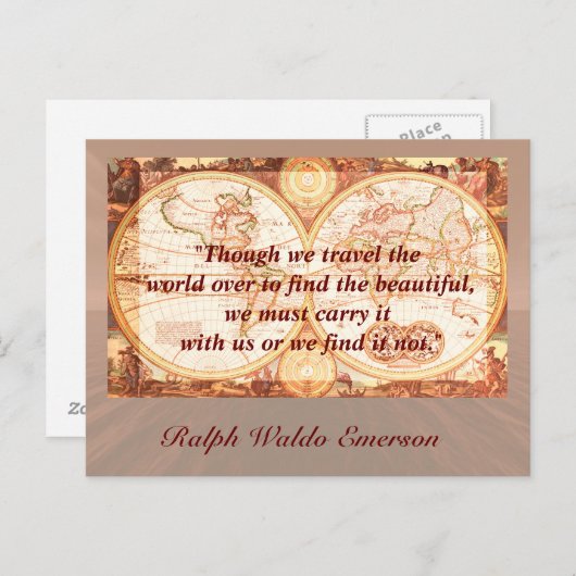 旅行引用文 – はがき (正面/裏面)