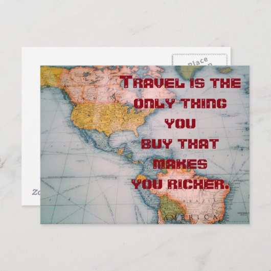 旅行引用文 – はがき (正面/裏面)